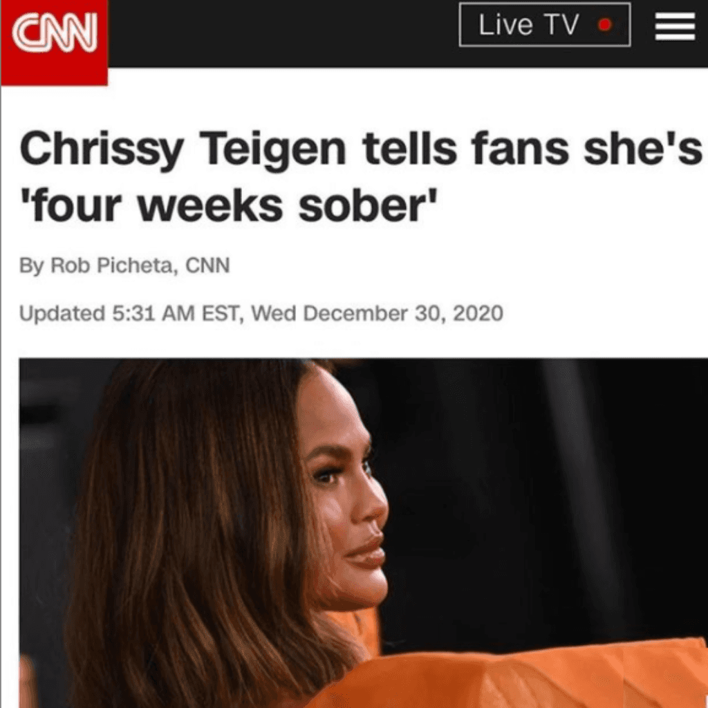 Chrissy Teigen's Sobriety: A Herren Wellness Perspective