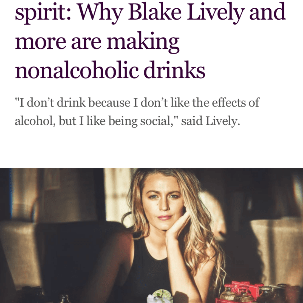 The Non-Alcoholic Drink Movement