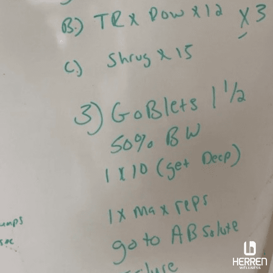 Herren Wellness Fitness Program: The Trainer Behind the Board