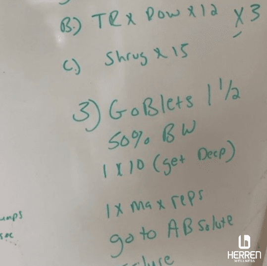 Herren Wellness Fitness Program: The Trainer Behind the Board