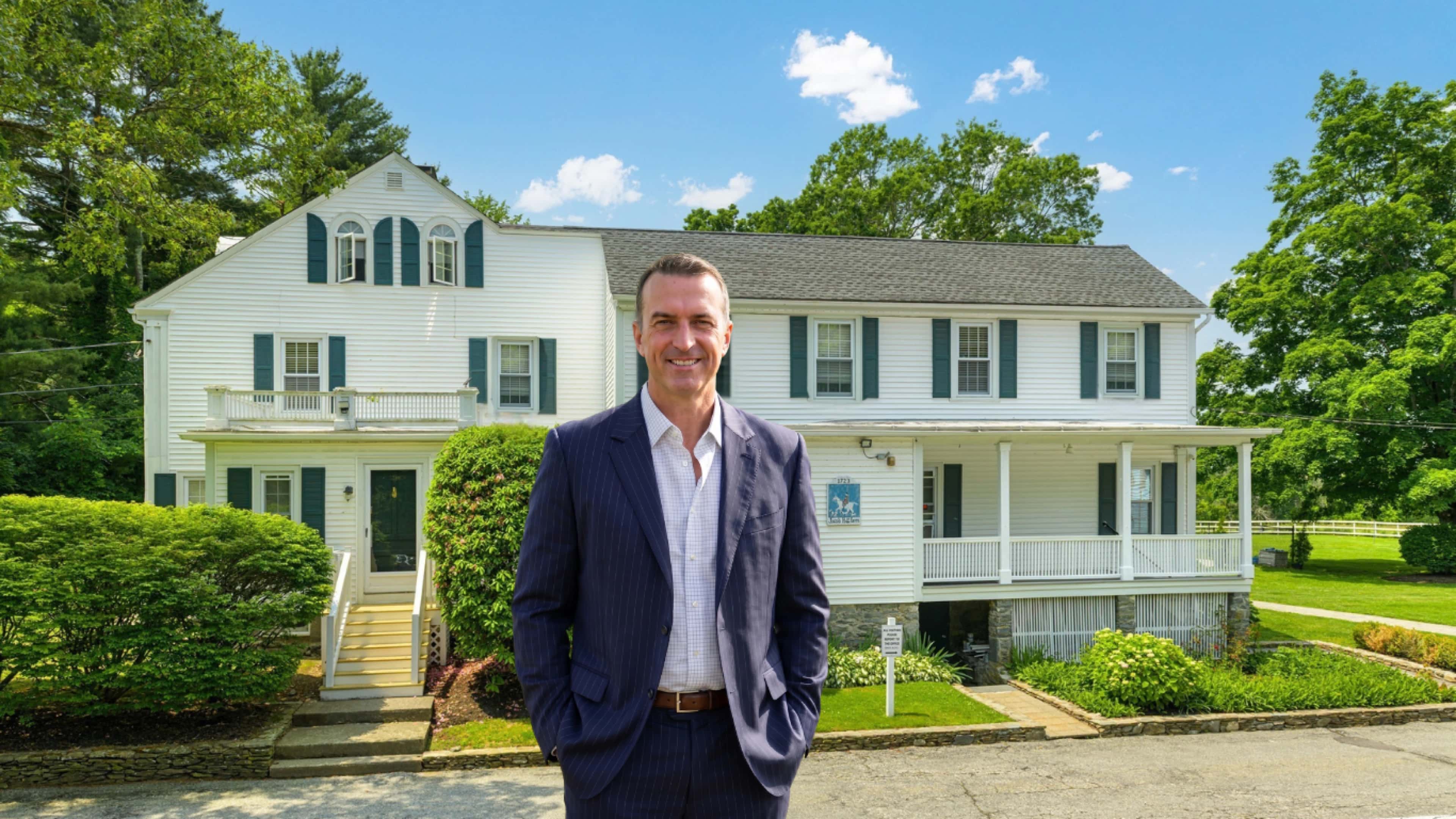 Chris Herren walking on the Herren Wellness property